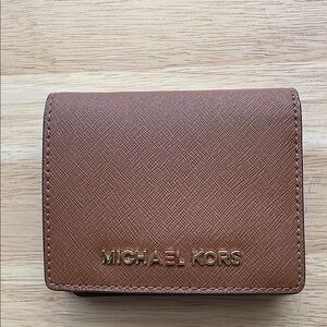 Michael Kors Tan Leather Wallet